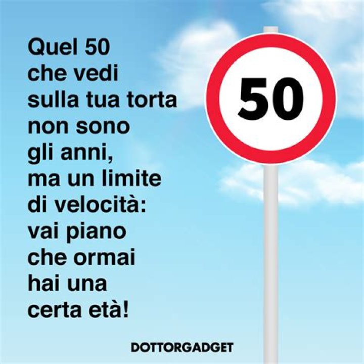 50 anni Il denaro non &egrave; tutto
