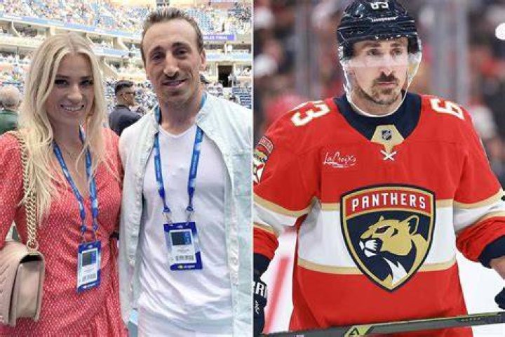 brad marchand and his wife Katrina Sloane YouTube