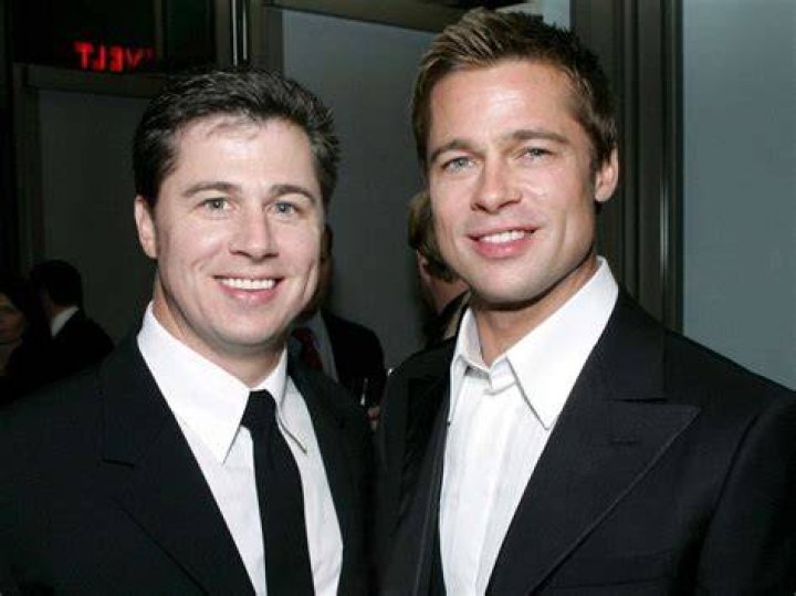 Brad Pitt and his brother Brad Pitt, who was Golden Globe nominated for