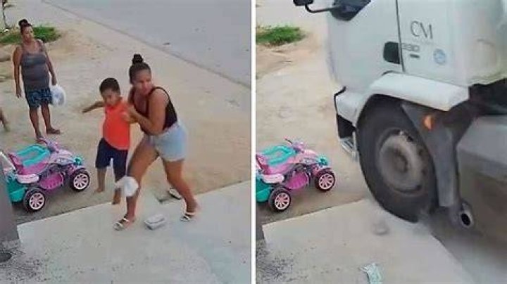 CCTV of Mother and toddler rescued after falling on train tracks in Boston YouTube