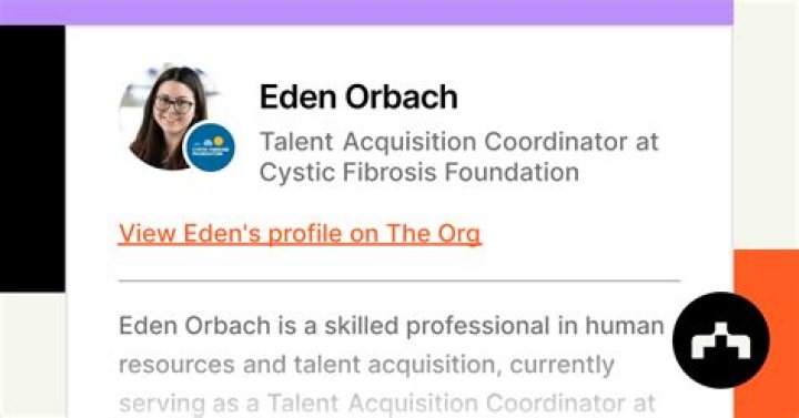 Eden Orbach, MPS, SHRMCP, PRC Talent Acquisition Coordinator