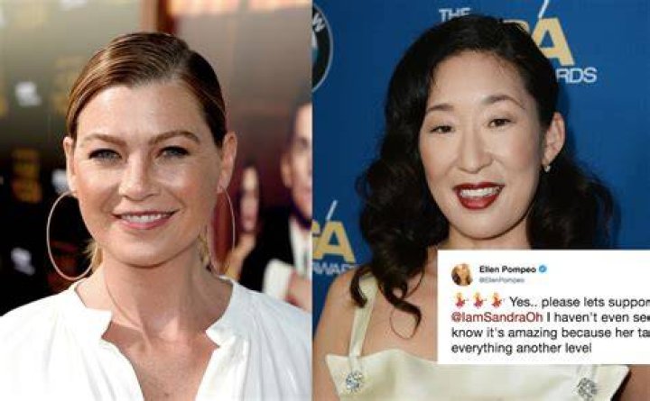 Ellen Pompeo Supports Sandra Oh's New Show On Twitter & Their 'Grey's Anatomy' Bond Lives On