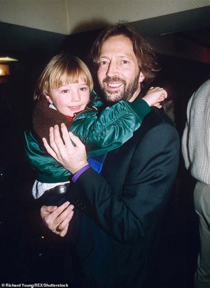 Eric Clapton with his son Conor. Not long after this photo was taken