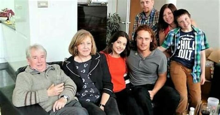 Family Sam Heughan With Caitriona Balfe Amazing Couple YouTube