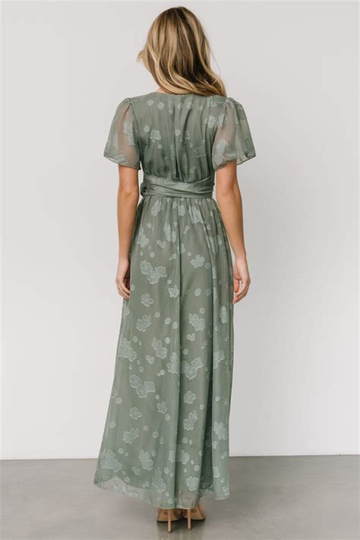 Faye Maxi Dress Eucalyptus Baltic Born