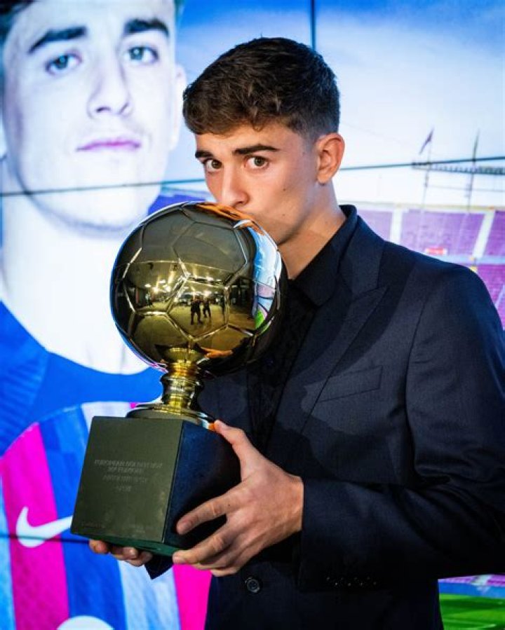 Golden Boy Gavi proud to follow in Messi&rsquo;s footsteps as Barcelona