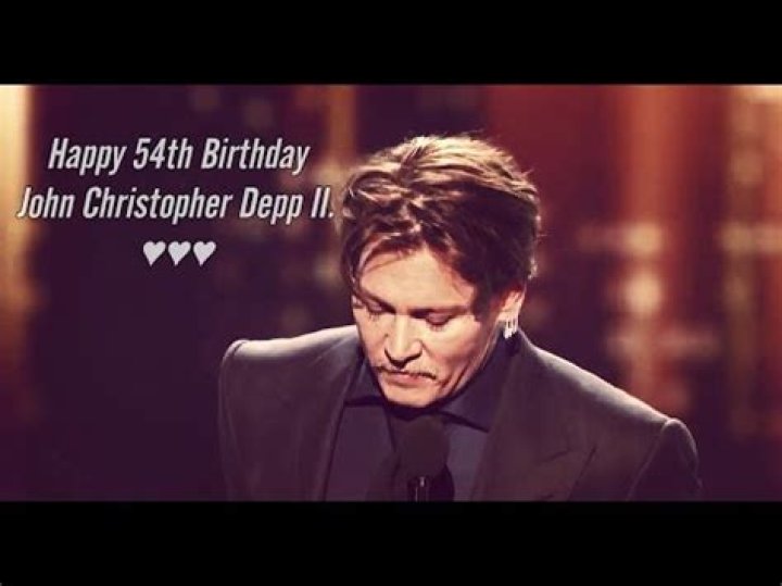 Happy Birthday John Christopher Depp, II Johnny Depp