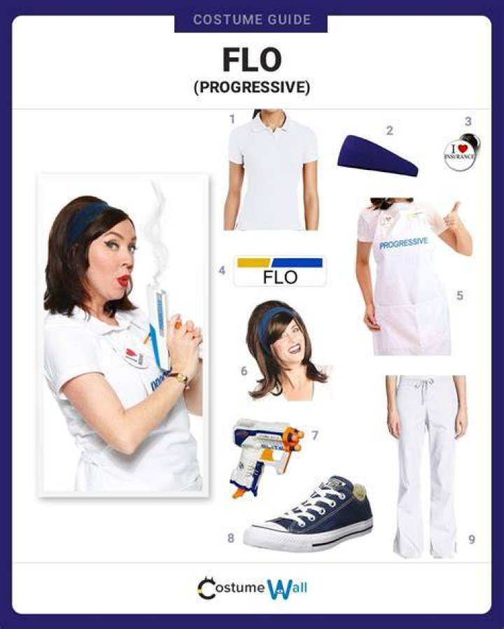 How To Dress Like Flo From Progressive For Halloween