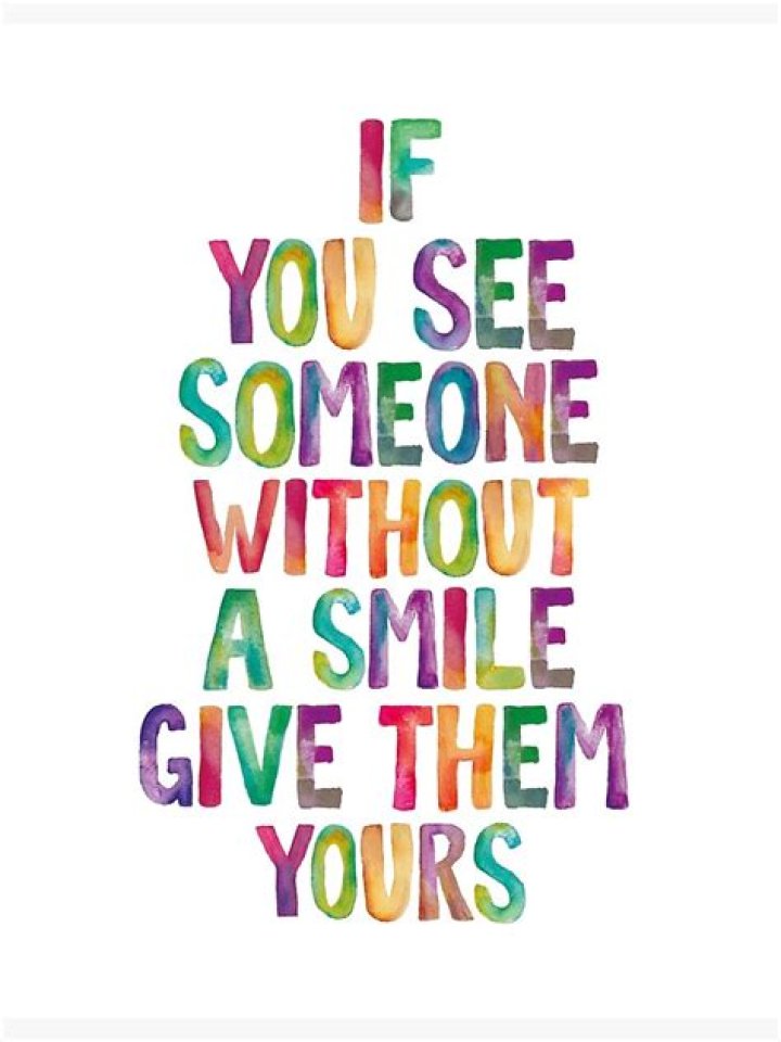 If You See Someone Without A Smile Jun 18, 2010