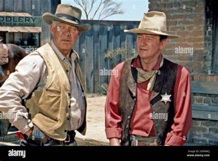 John Wayne y Ward Bond en &ldquo;&Eacute;l y su Enemiga&rdquo; (Tall in the Saddle), 1944