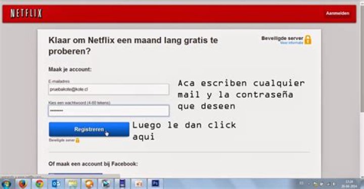 koterb Cuentas netflix gratis por 1 dia
