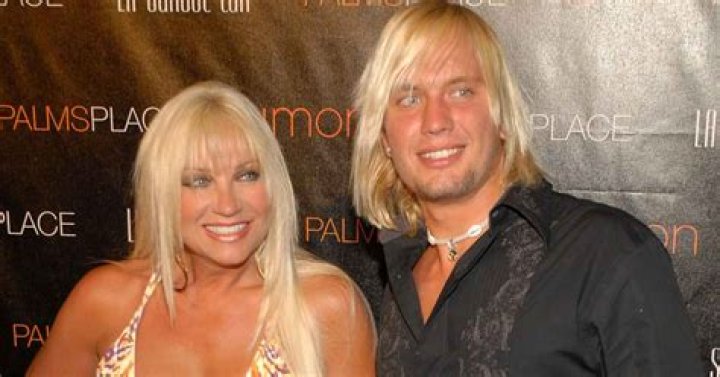 Linda Hogan and her boyfriend, Charley Hill leaving Madeo restaurant