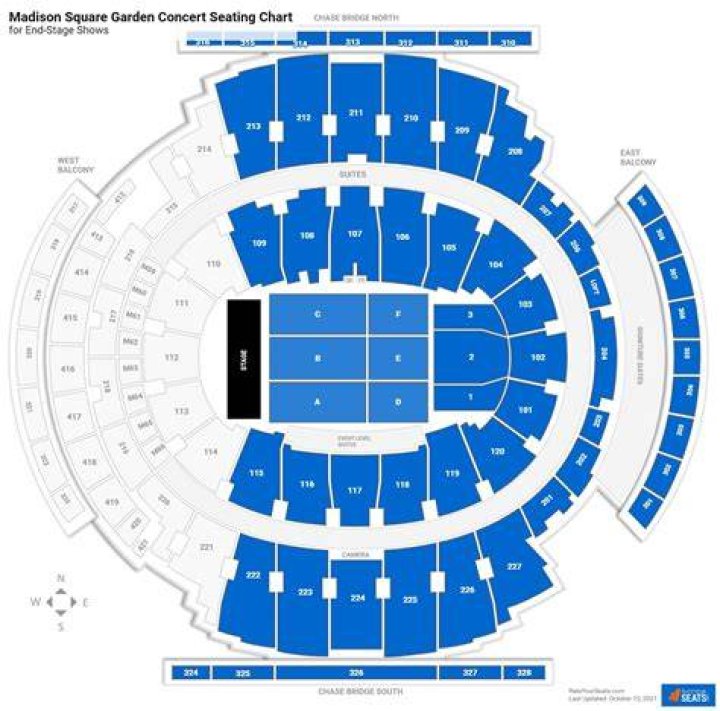 Madison Square Garden Seat View change comin