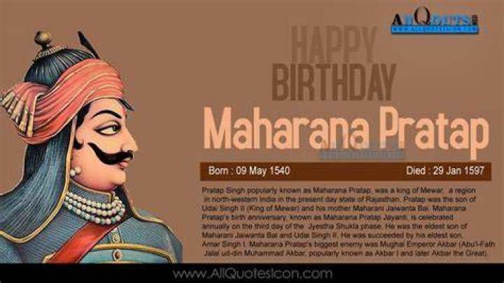 Maharana Pratap Birthday, Real Name, Age, Weight, Height, Family, Facts