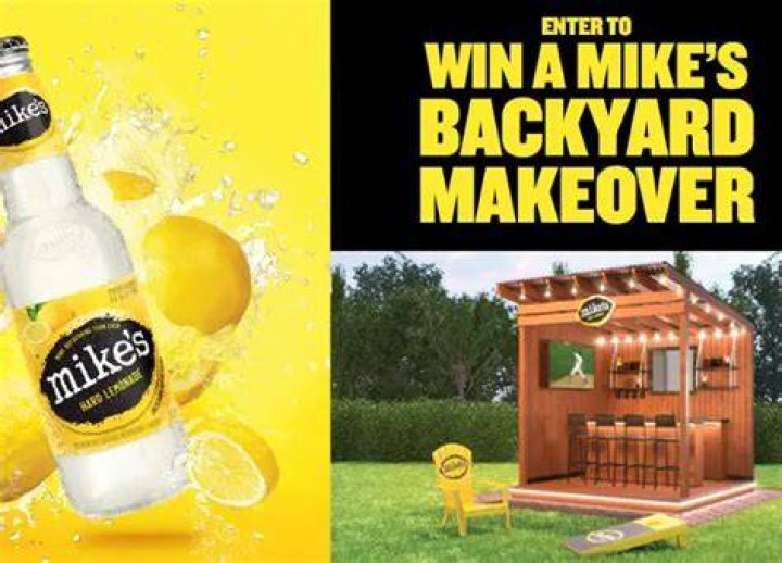 Mike&rsquo;s Hard Lemonade Summer Backyard Makeover Sweepstakes Win 50,000
