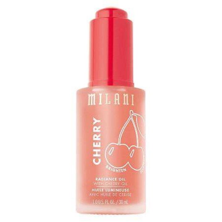 Milani Cherry Radiance Oil ⠀⠀⠀⠀⠀⠀⠀⠀⠀ 🍒 Milani Cherry Lip Scrub
