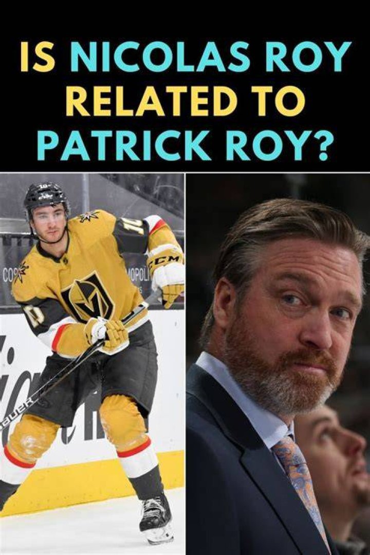 Nicolas Roy Vs. Patrick Roy: Unveiling The Legends Of Hockey