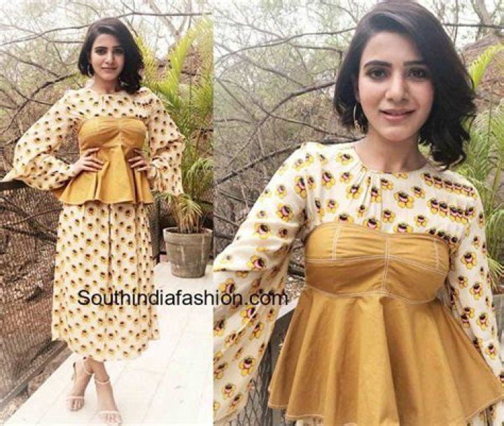 Samantha Akkineni in Dhruv Kapoor Fashionworldhub