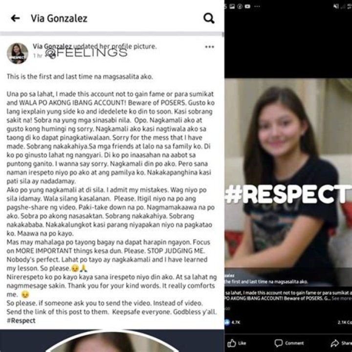 TikTok Sensation Via Gonzales Breaks Silence Over Alleged Private Video