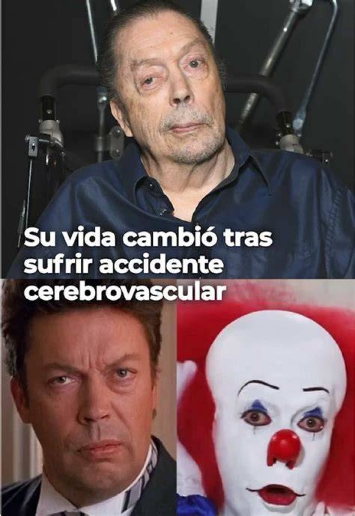 Tim Curry reaparece tras su accidente cardiovascular Atroz con leche