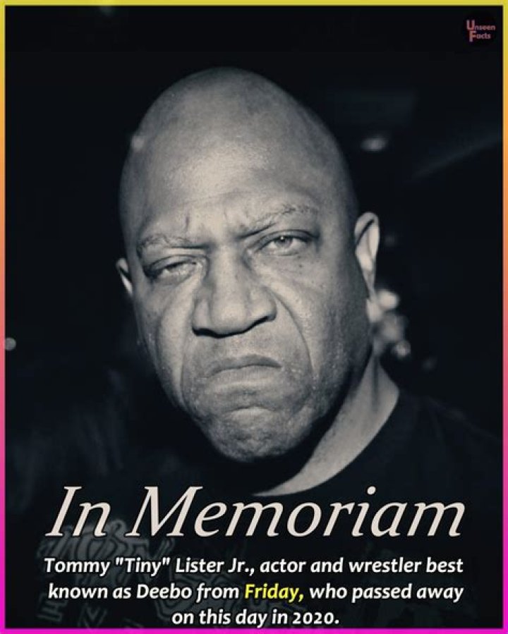 Tommy &ldquo;Tiny&rdquo; Lister, Best Known As Deebo From &ldquo;Friday,&rdquo; Dead at 62