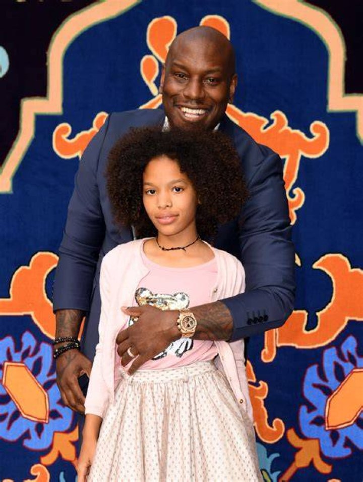 Tyrese Gibson brings daughter Shayla, seven, to The View studio in NYC