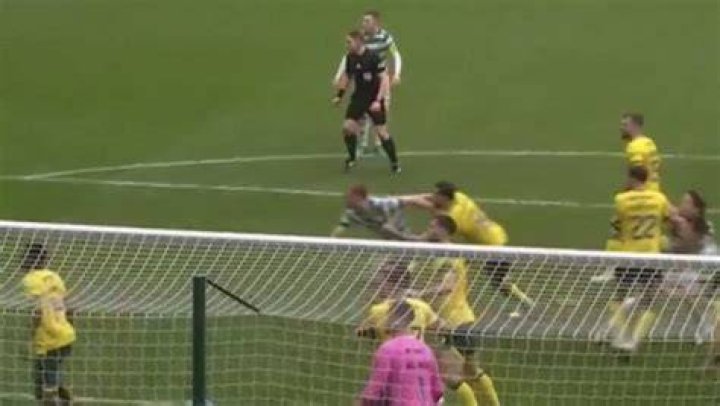 Watch VAR denies Leeds penalty after ball hits Luke Shaw's arm Football